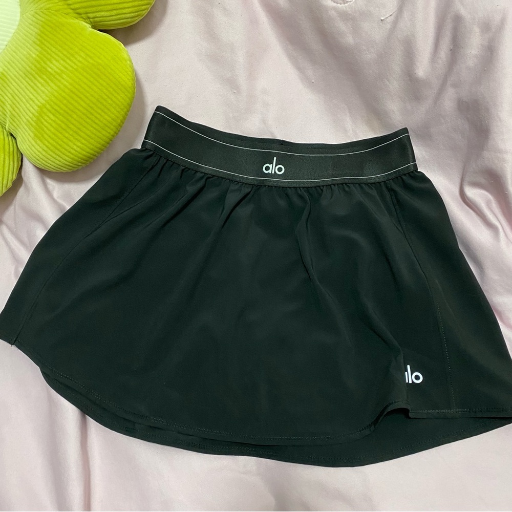 ALO Yoga Black Athletic Skort